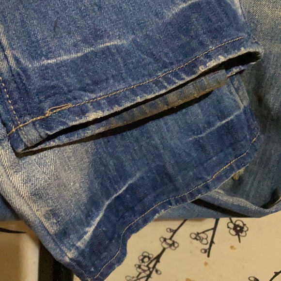 Flypaper Men’s Bootcut Bleach Splatter Wash Distressed Jeans - Picture 12 of 16